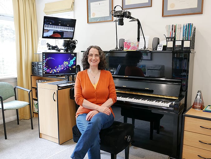 Jane Trotter in Piano Studio