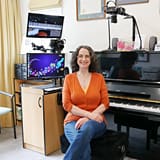 Jane Trotter with Online Lesson Setup