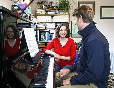 Jane Teaching Tom Piano
