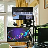 Online Piano Lesson Setup